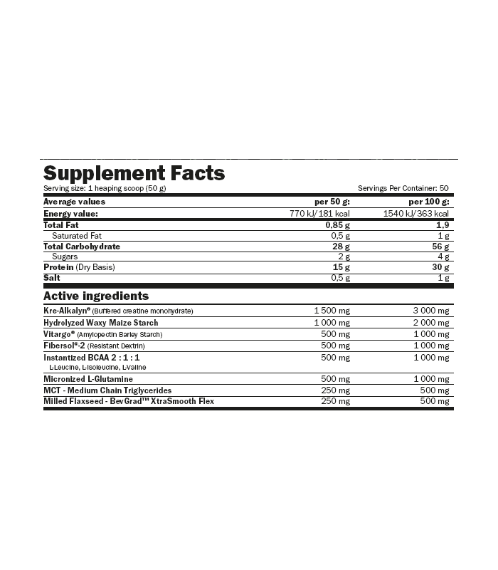 OPTIMASS BEEF GAINER 2,5 kg.