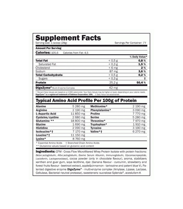 ISOPRIME CFM ISOLATE 1 kg.