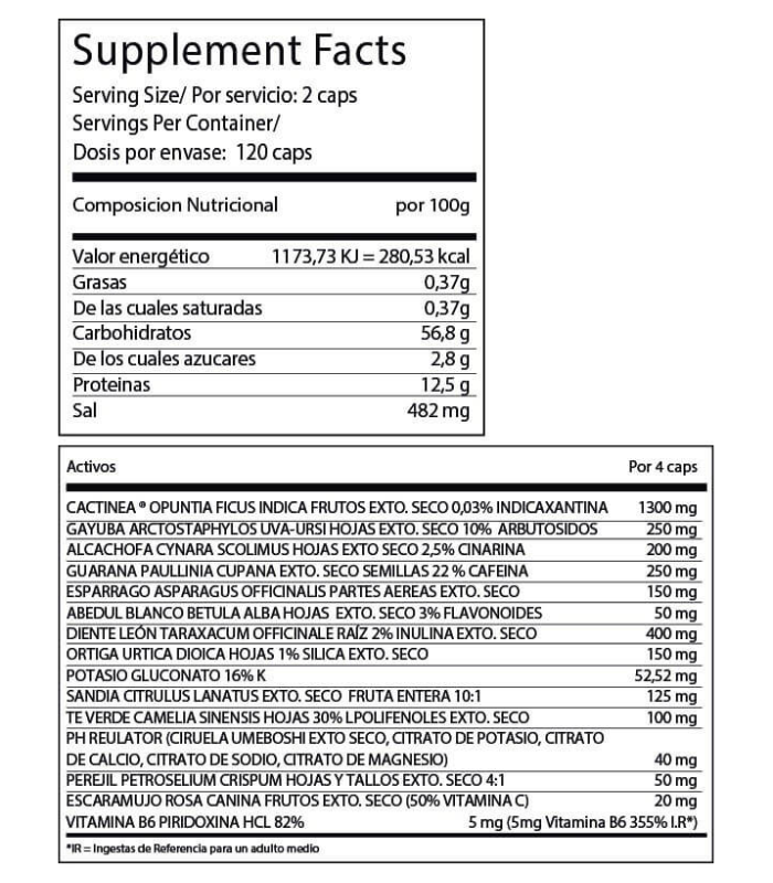 DRY DIURETIC 120 caps.