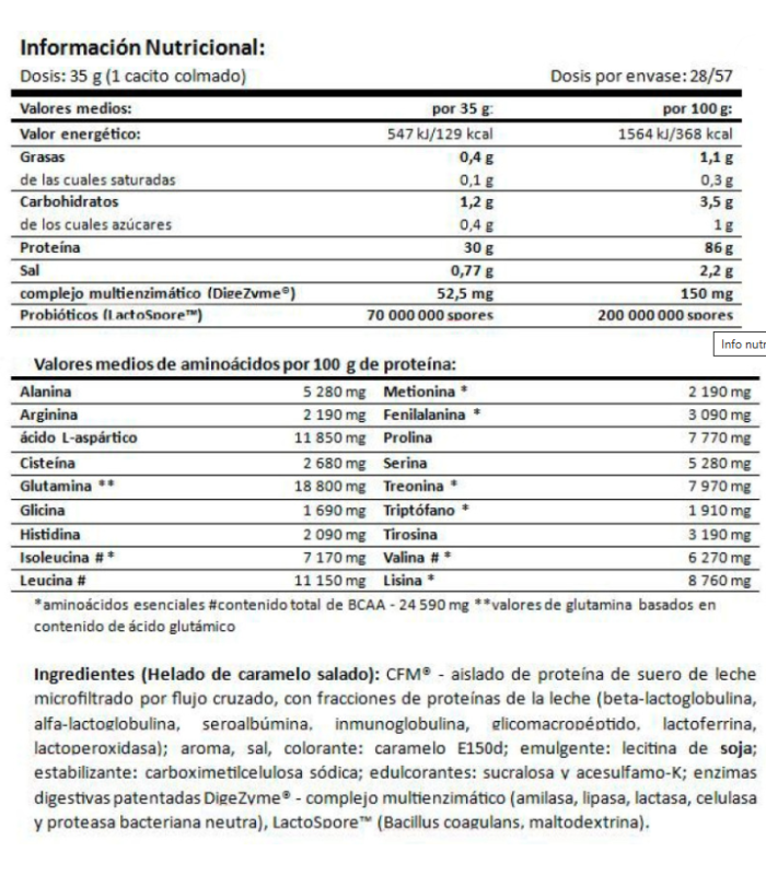 BLACK CFM ISOLATE 1kg.