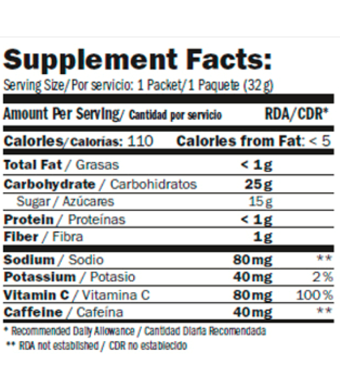 ROCK'S ENERGY GEL 32 gr. CON CAFEINA