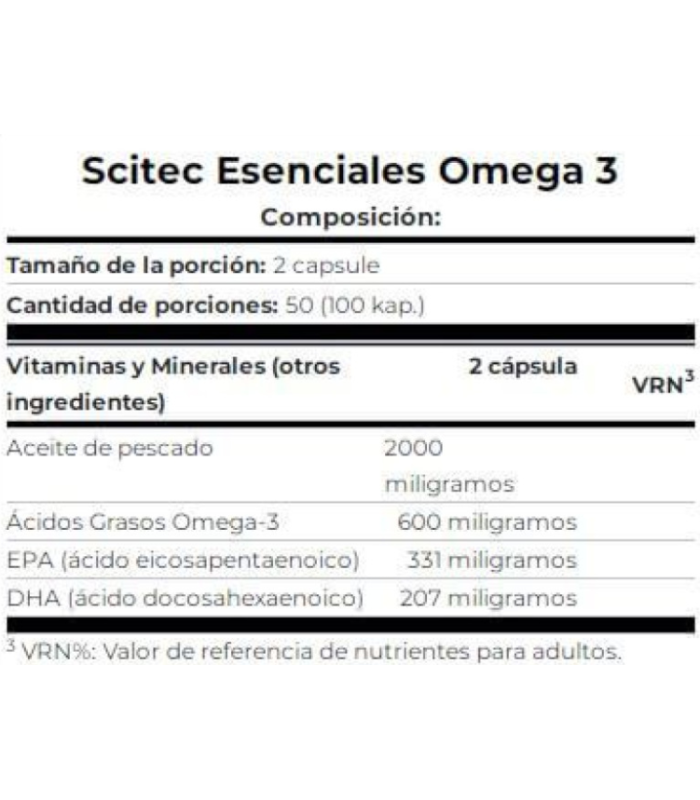 OMEGA 3 100 perlas