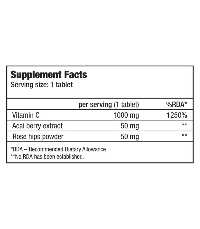 VITAMIN C 1000 100 tabs