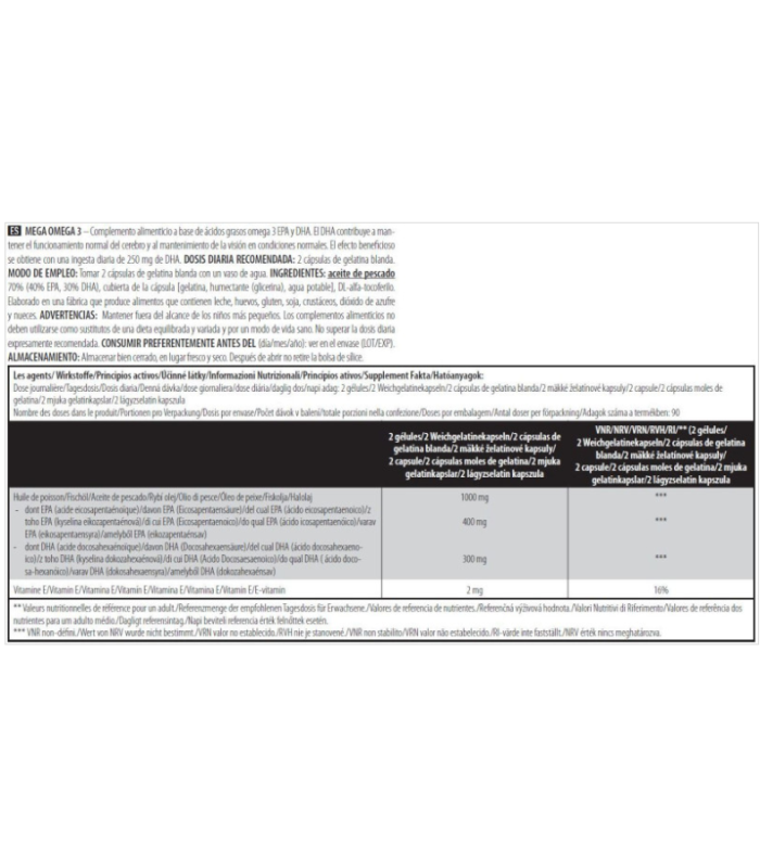 MEGA OMEGA 3 90 perlas