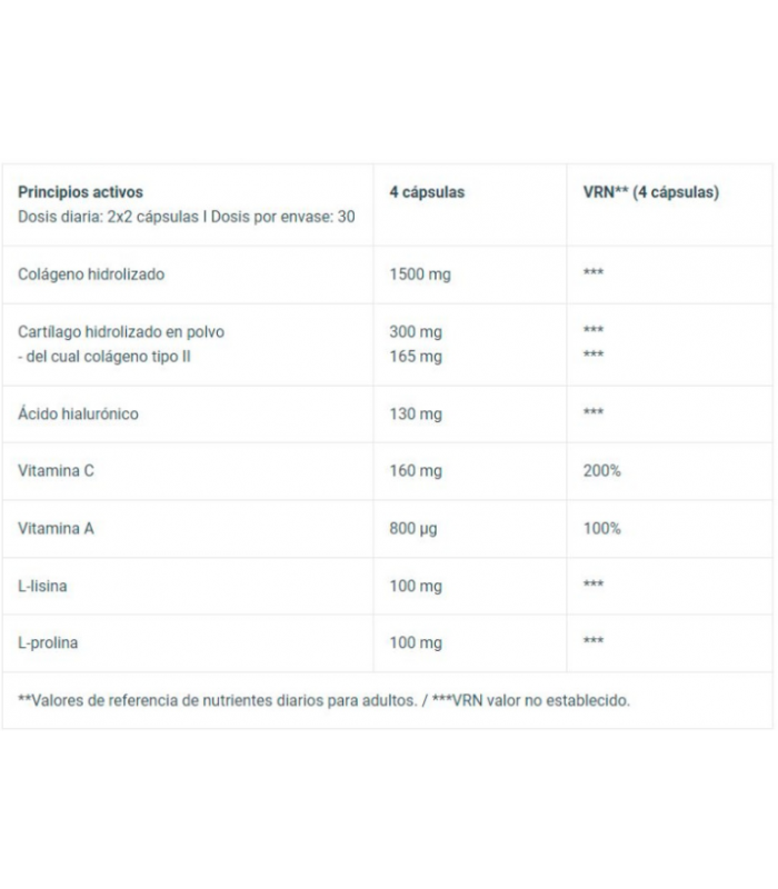 HYALURONIC COLLAGEN 120 caps.