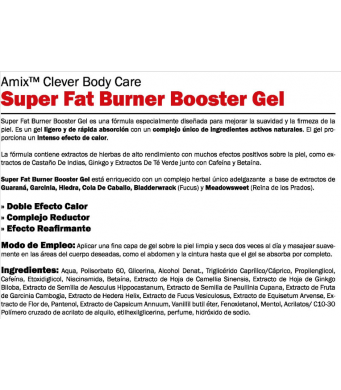 SUPER FAT BURNER BOOSTER GEL 200ml.