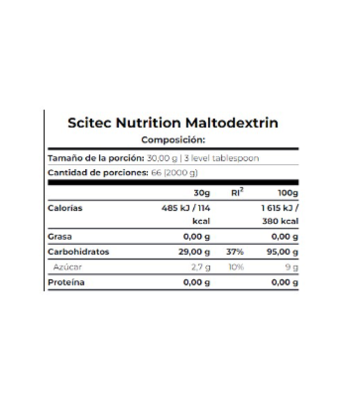 MALTODEXTRIN 2 kg.