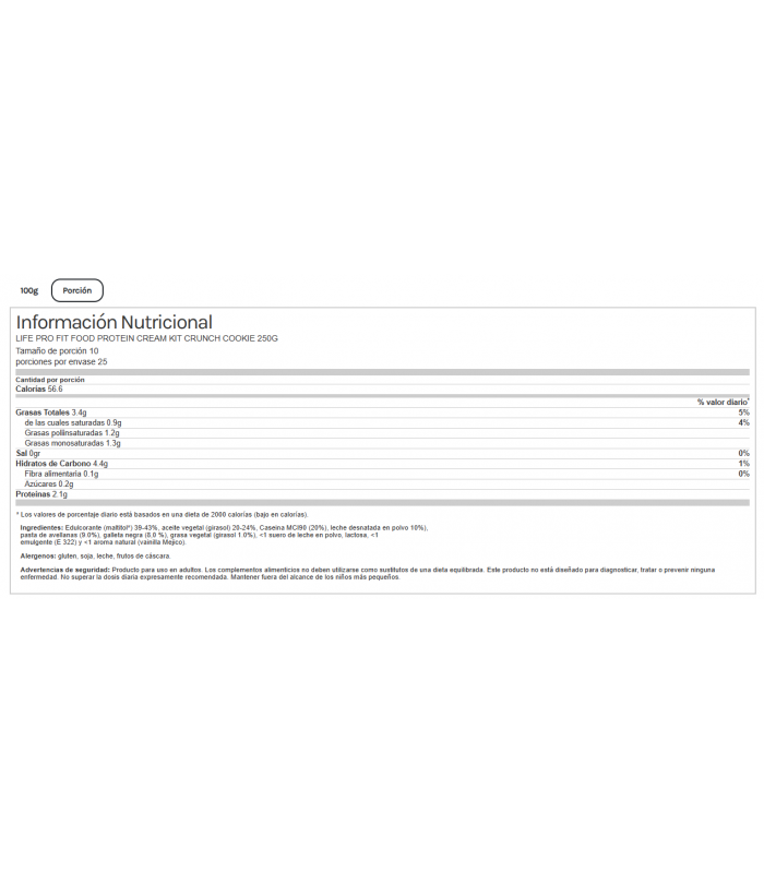 PROTEIN CREAM KIT CRUNCH 250 gr.