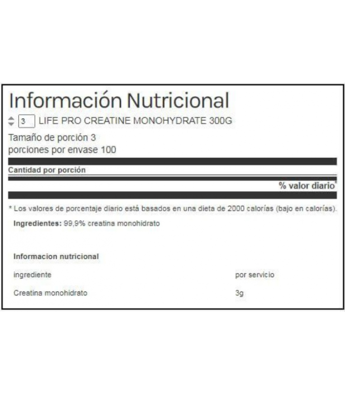 CREATINE MONOHYDRATE 200mesh 300gr.