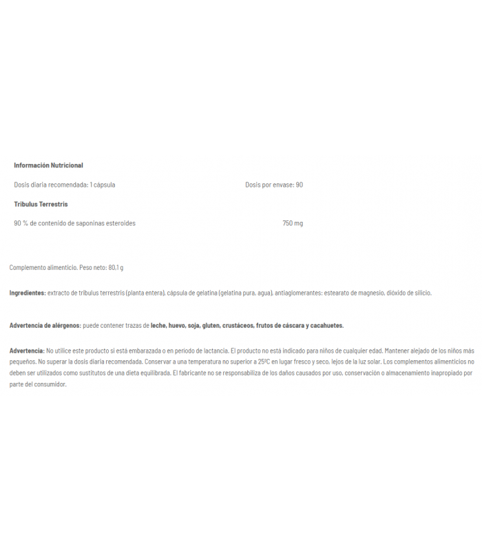 TRIBULYN 90% 90 caps.