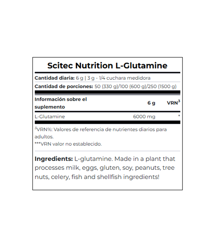 L-GLUTAMINE 600gr.