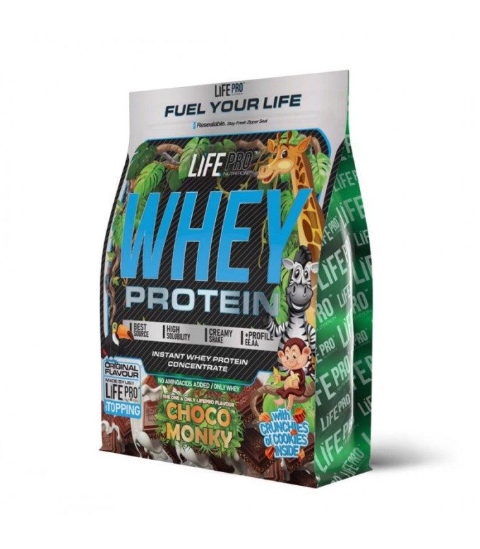 LIFE PRO WHEY 1 kg. CHOCO MONKY