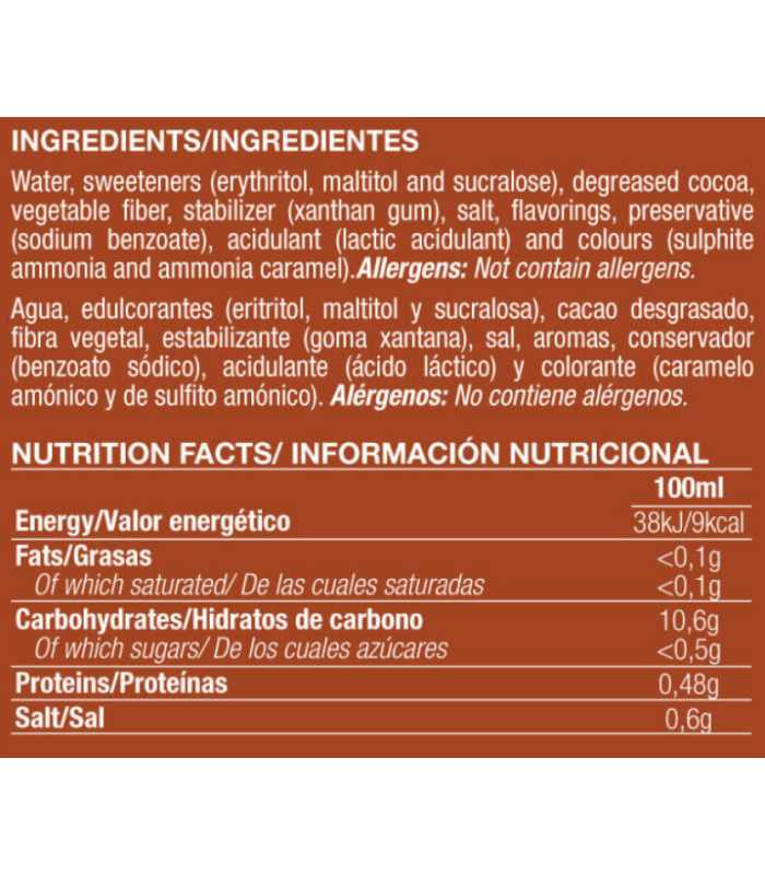 SIROPE CHOCOLATE BLANCO 330ml