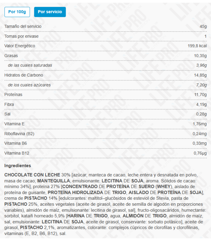 DUBITE PROTEIN BAR 45gr.